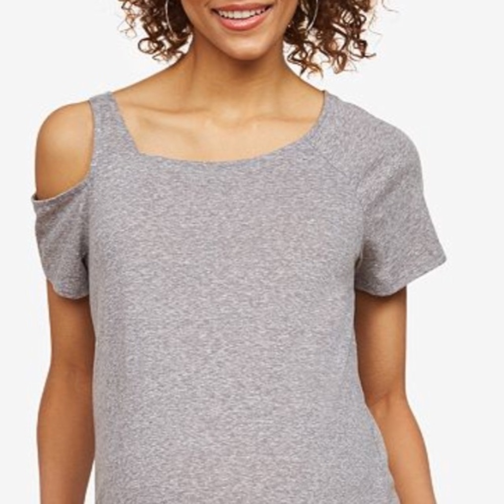 Grey short sleeve top